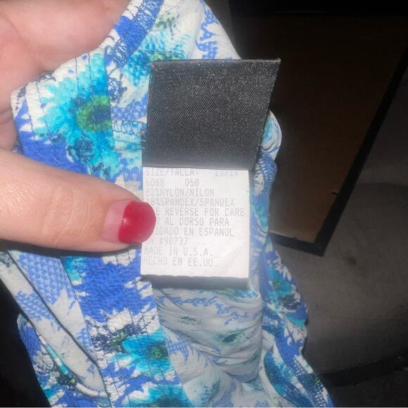 VINTAGE MYSTIC BAy One piece floral cottage core swimsuit 14 - Picture 3 of 6